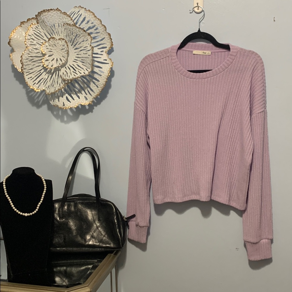 Wilfred Free Purple Long Sleeve size large